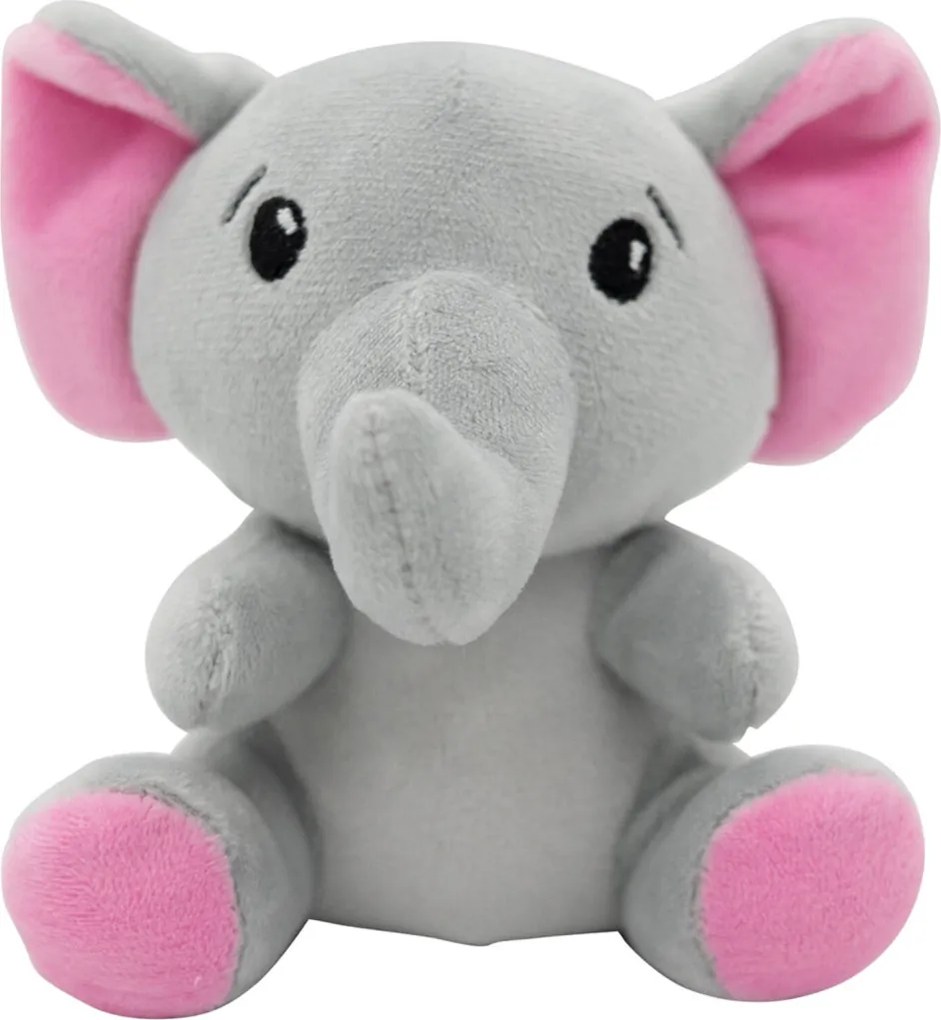 Elefánt Pink 2 az 1-ben játék és léggömb, lufi súly 11 cm
