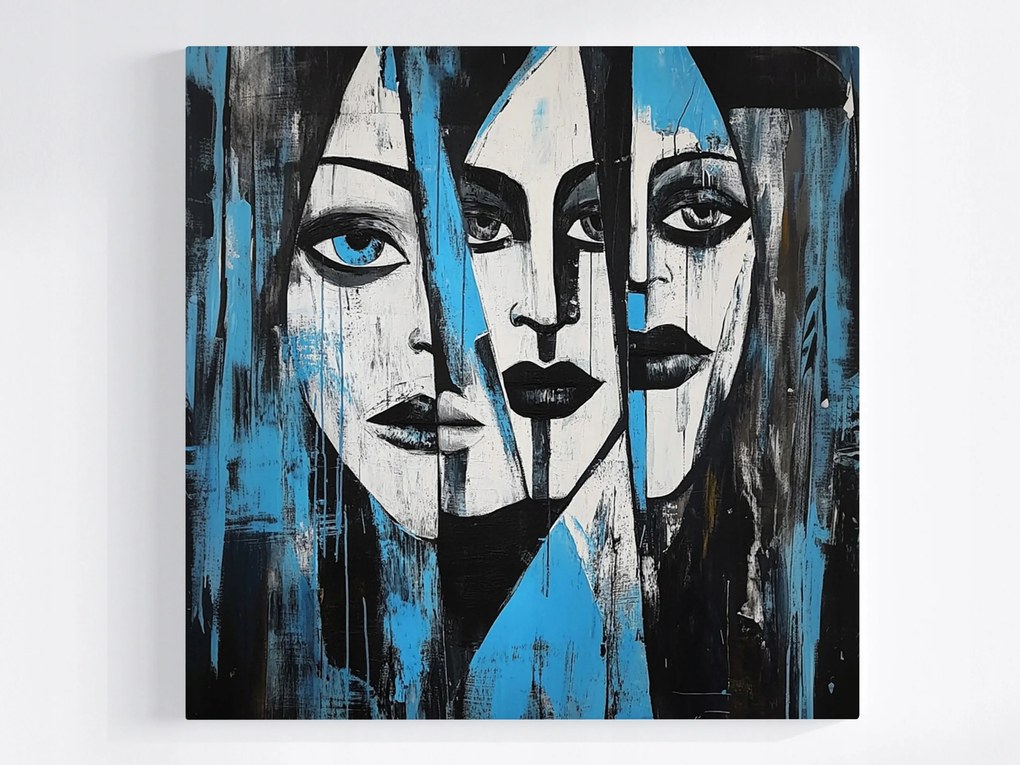 Canvas Vászonkép Absztrakt Portré Arc Modern Art Urban 40x40