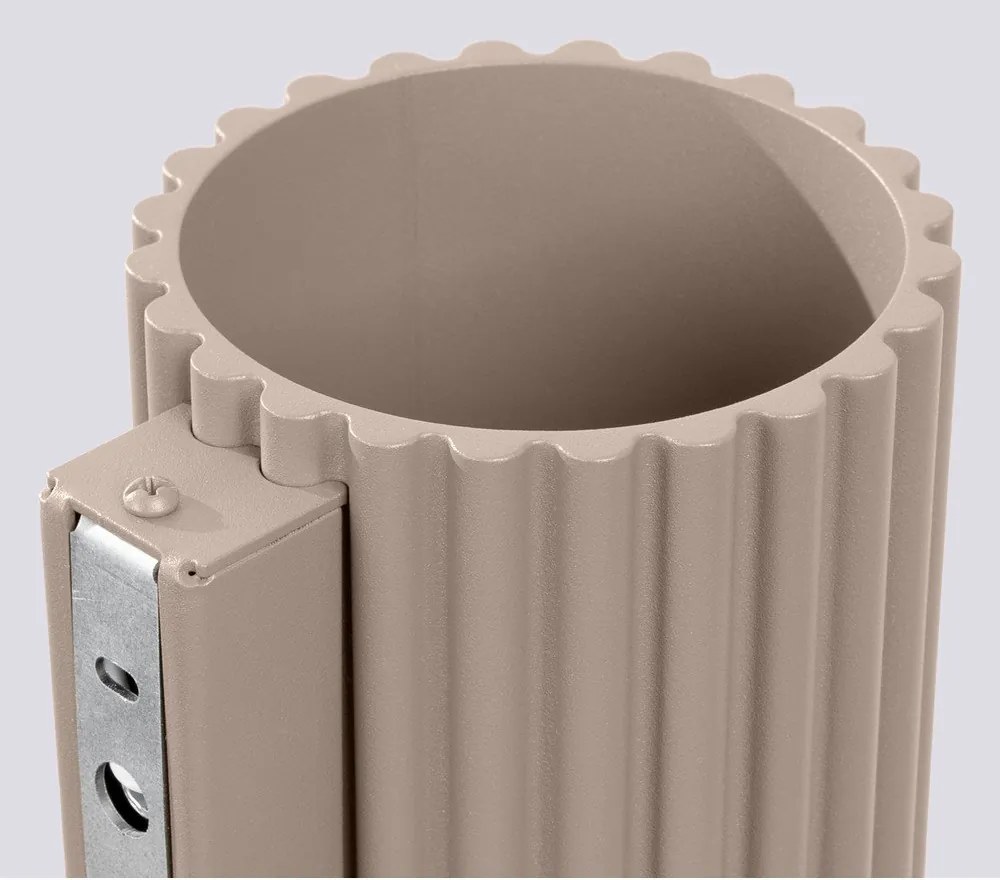 Szürkésbarna fali lámpa ø 10 cm Zora – Sollux