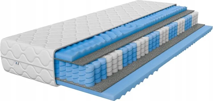 90x200 zsebes Hyperelastic masszázs matrac 26 cm H3 huzattal kényelmes