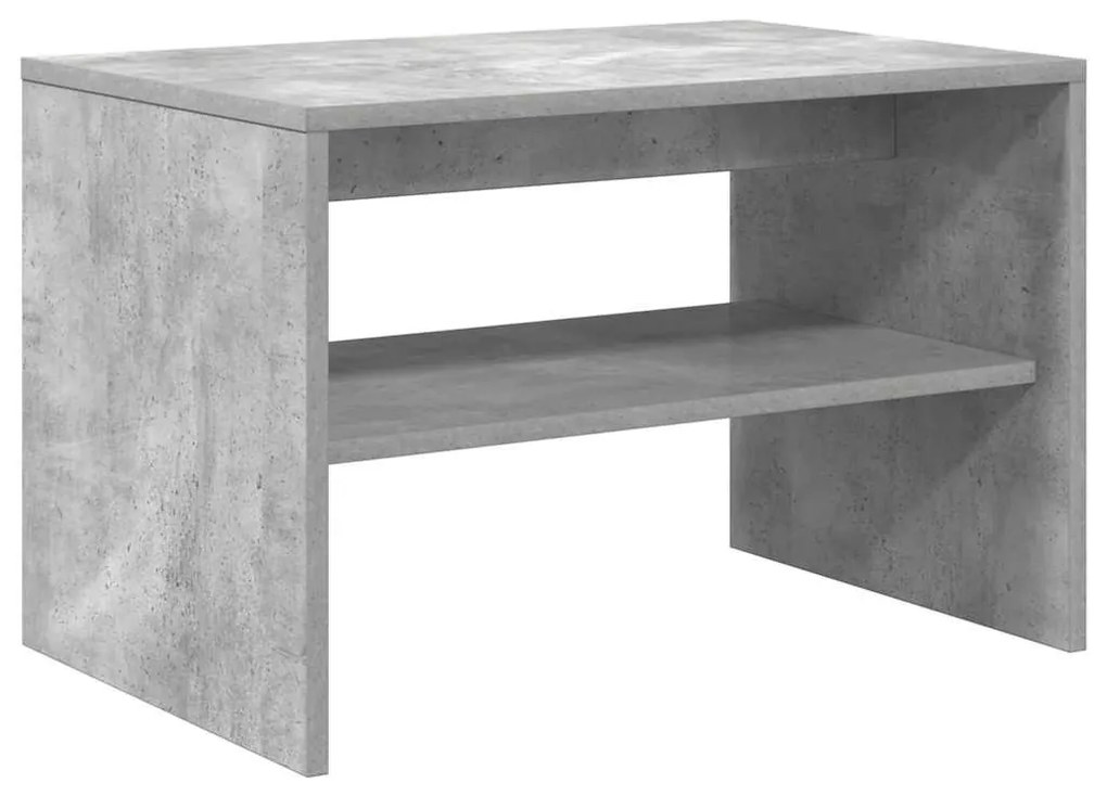 betonszürke szerelt fa TV-szekrény 60x40x40 cm