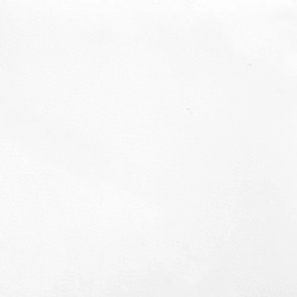 fehér műbőr rugós ágykeret 120x200 cm