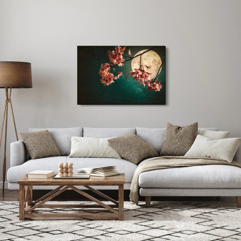 Kép - Sakura teliholdkor (90x60 cm)