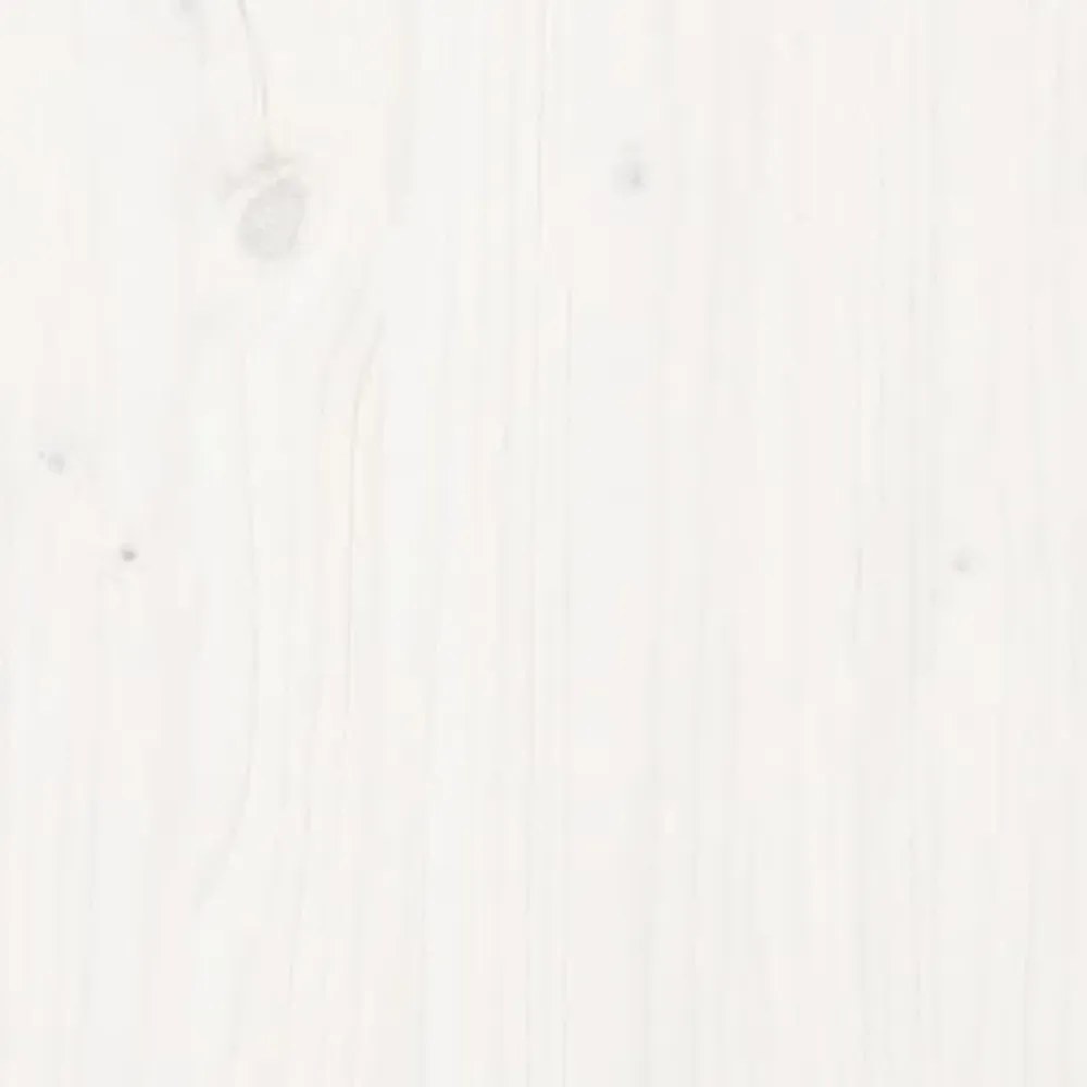 fehér tömör fenyőfa tálalóasztal 110 x 40 x 75 cm