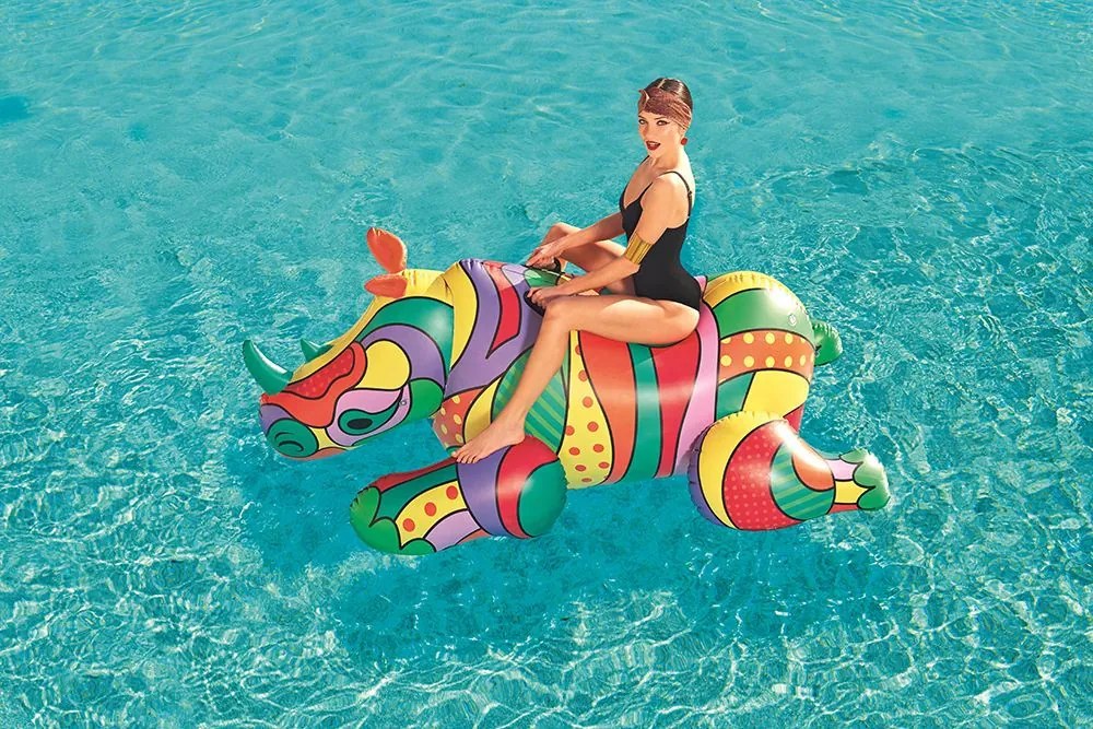 POP ART orrszarvú rider 201 x 102 cm