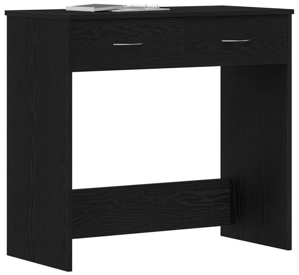 Asztal Fekete Tölgy 80x40x75 cm Mérnöki Fa