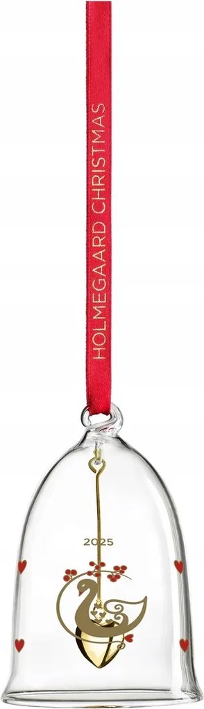 Holmegaard Christmas 2025 Üveggömb Karácsonyi medál csengő