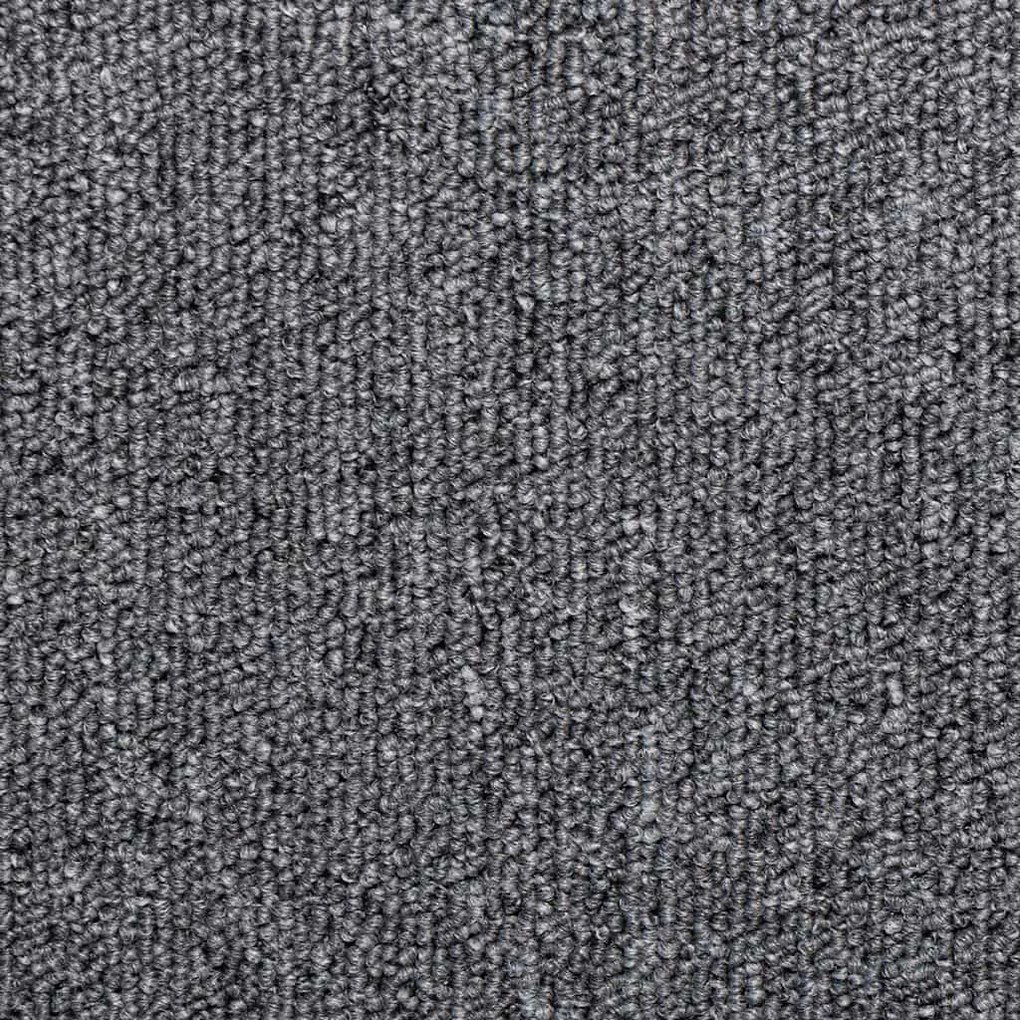 30 db sötétszürke lépcsőszőnyeg, téglalap alakú széllel, 65 x 21 x 4 cm