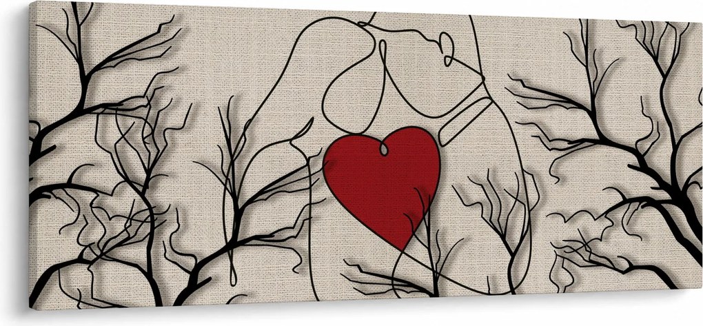 Kép - egy szerelmes pár (120x50 cm)