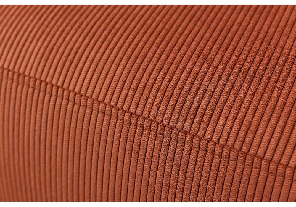 Narancssárga bársony sarokkanapé Enjoy – Bobochic Paris