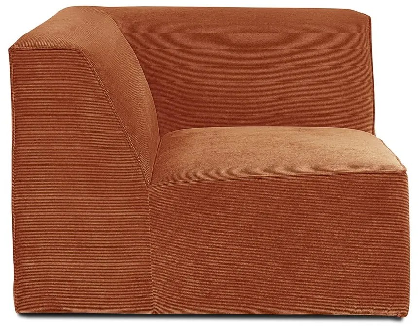 Sting narancssárga kordbársony kanapé modul - Scandic