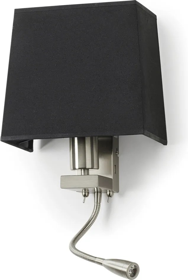 Novolux FIRENZE 507F-Y05X1B-35 Fali lámpa 2x60W, 3W/E27, LED 240LM IP20