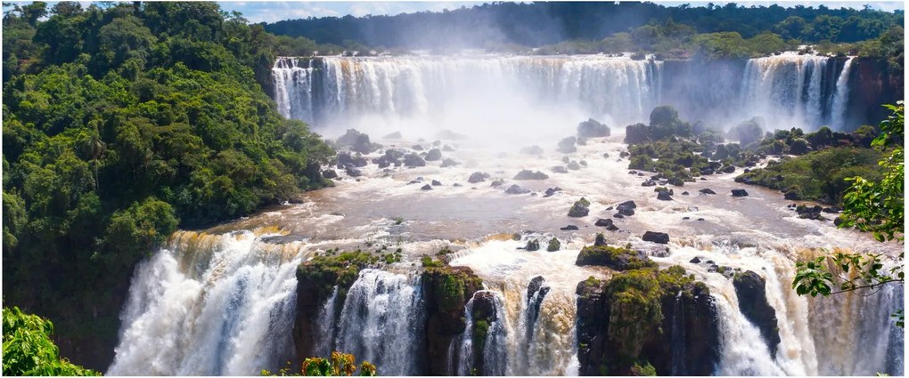 Iguassu vízesés képe (120x50 cm)