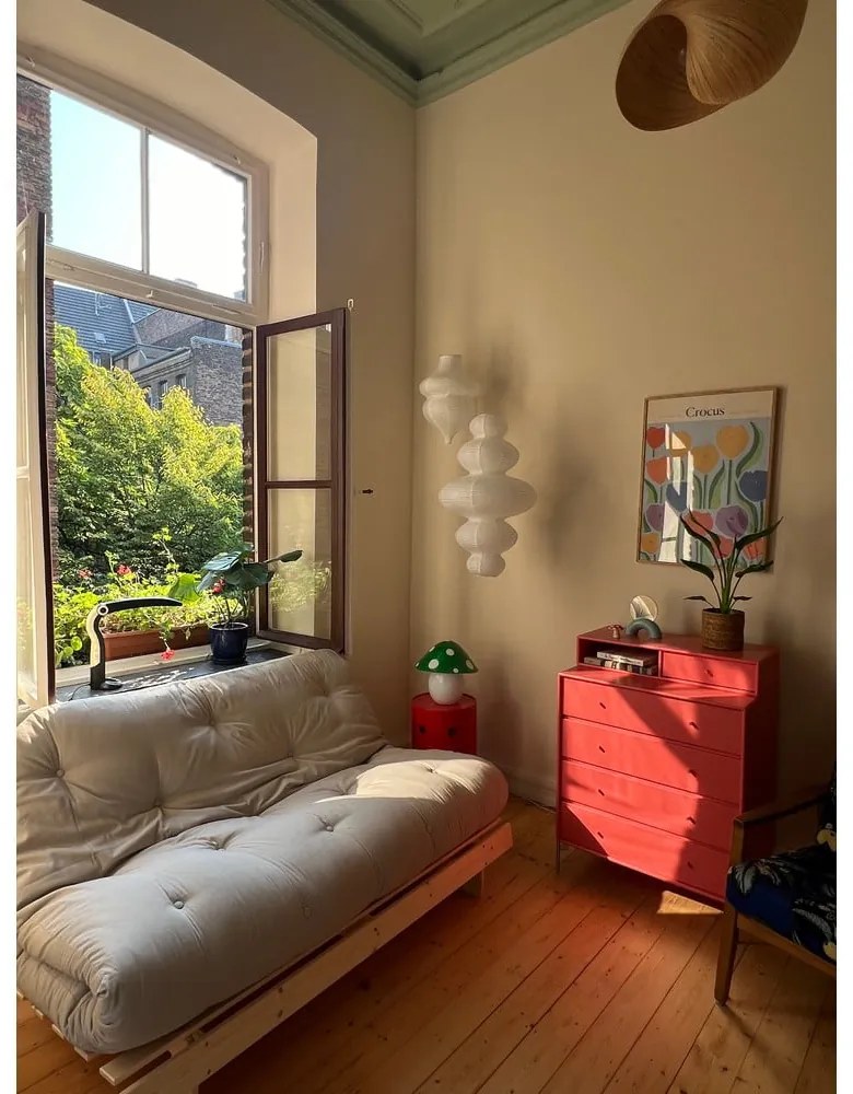 Fehér kinyitható kanapé 160 cm Roots – Karup Design