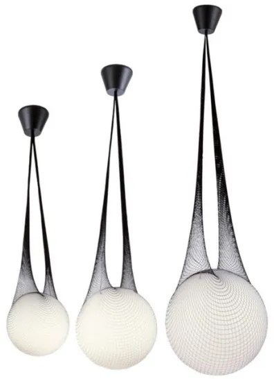 Redo 01-1974 - LED Csillár zsinóron ALLURIA 1xE27/10W/230V átm. 40 cm