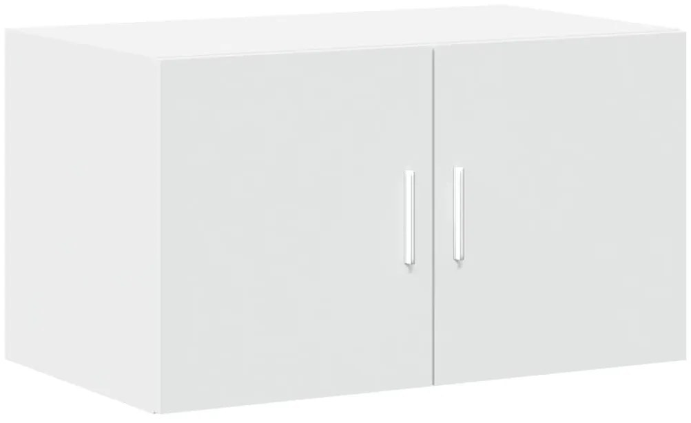 fehér szerelt fa tárolószekrény 70 x 42,5 x 225 cm