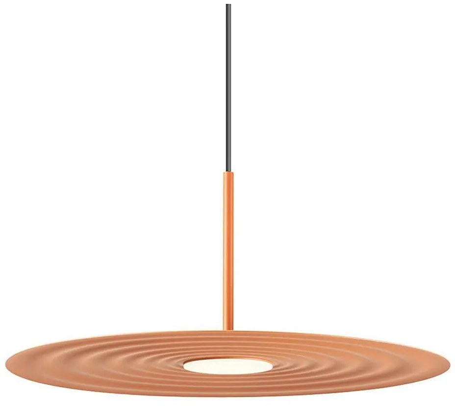 Redo 01-3045 - LAKE LED függeszték kábellel, 13W, 230V, CRI 90, átmérő 50 cm, narancssárga