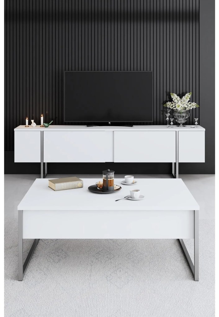 Nappali fal Luna set (fehér + ezüst) . 1102330