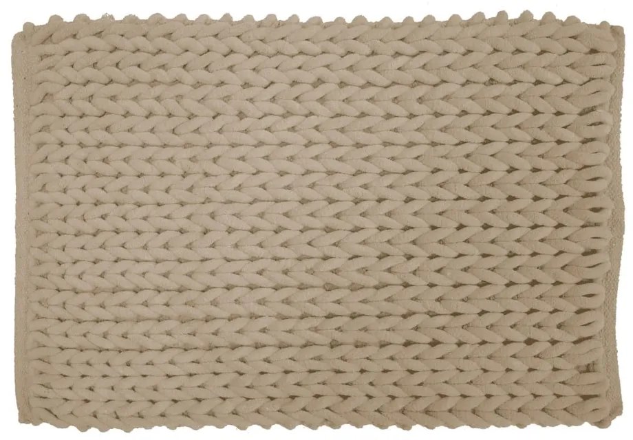 Világosbarna fürdőszobai kilépő 50x80 cm Ariel – douceur d'intérieur