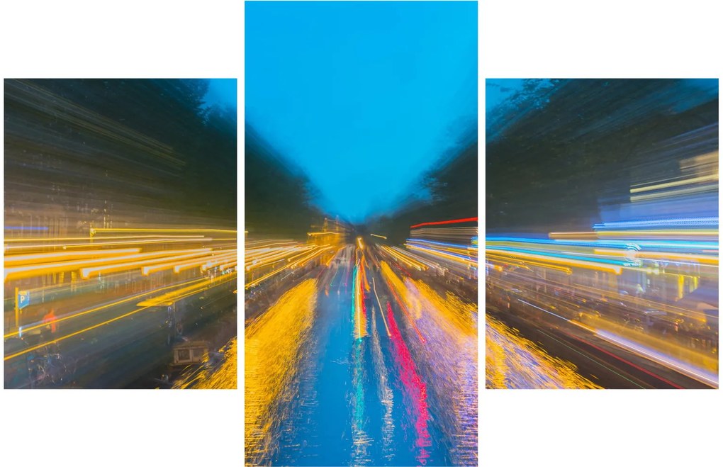 Kép - Festmény absztrakció (90x60 cm)