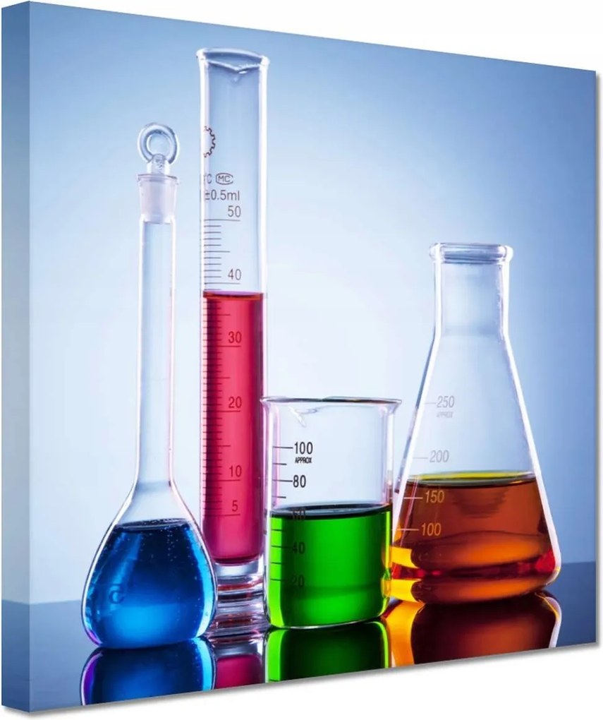 Festmények 20x20 Különböző kémiai edények