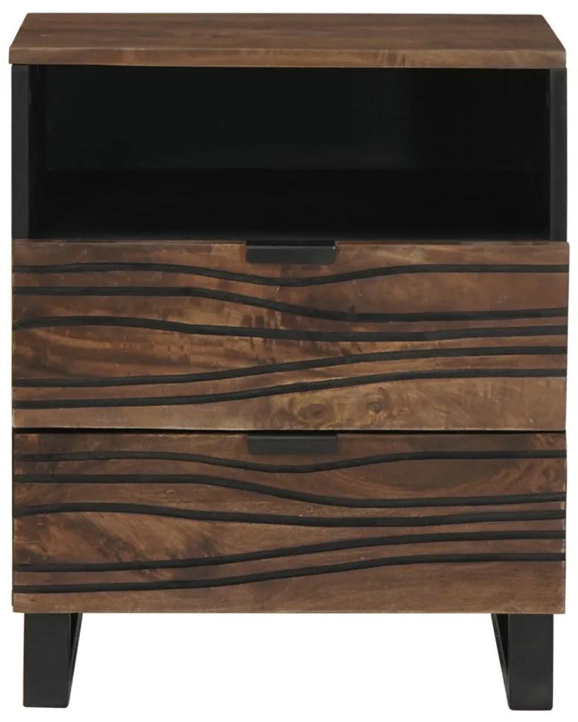 Éjjeliszekrény - 50 x 33 x 60 cm - Tömör és MDF fából készült