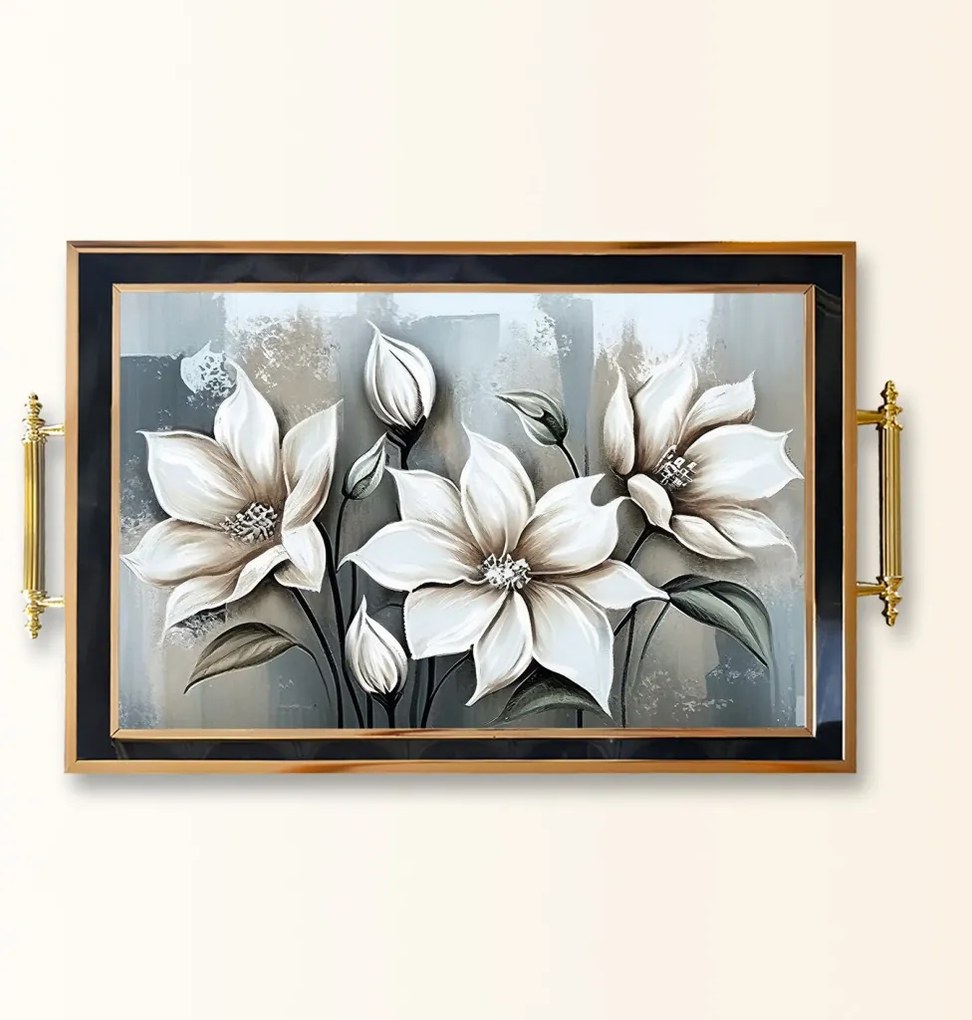 Üveg tálca, 38×24 cm – TPA9838