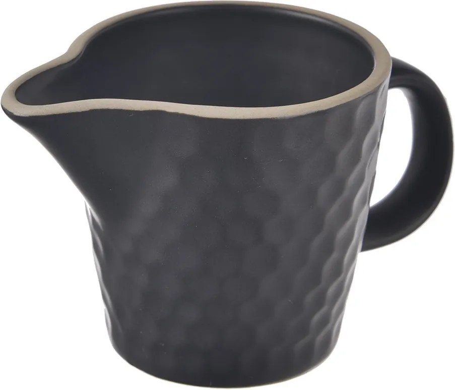 Fekete kerámia tejkiöntő 100 ml Tea Time – Orion