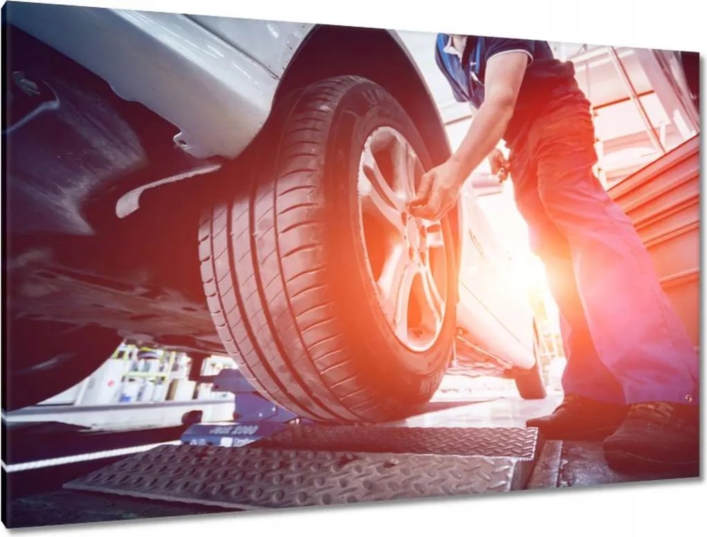 Képek 120x80 Autó az emelőn