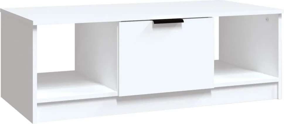 vidaXL fehér szerelt fa dohányzóasztal 102x50x36 cm