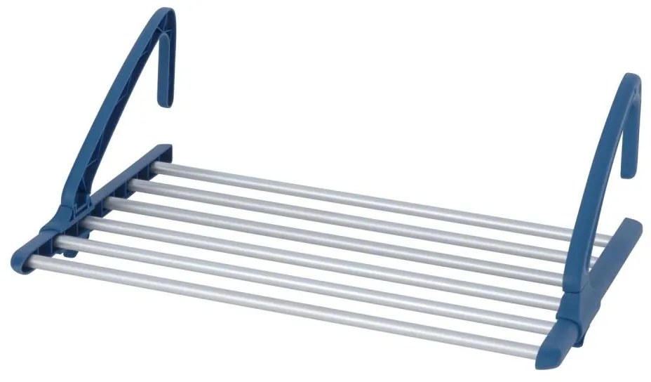 WENKO 63005800 - Ruhaszárító 37,5x21 cm rozsdamentes acél/ezüst/kék