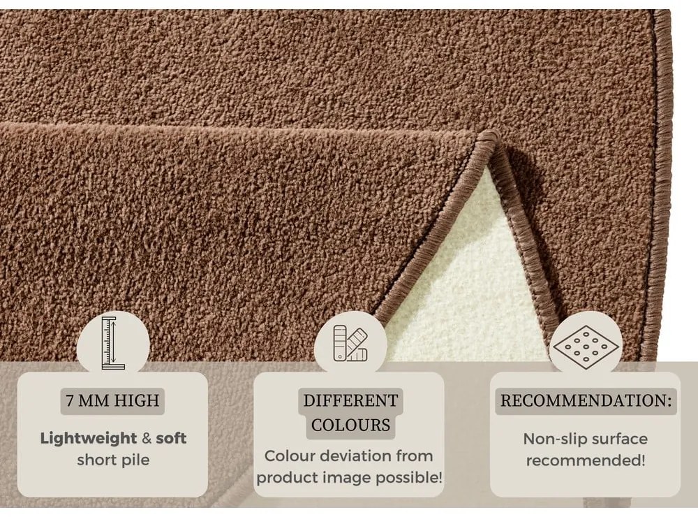 Barna kerek szőnyeg ø 200 cm Fancy – Hanse Home