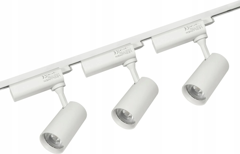 3x Track Led sínre szerelhető spotlámpa lámpatest 30W 2850lm