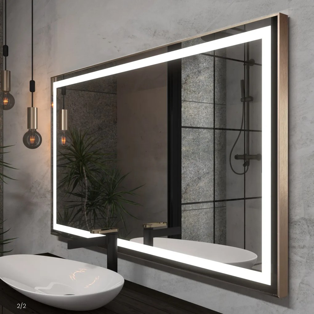 Tükör LED világítással F2