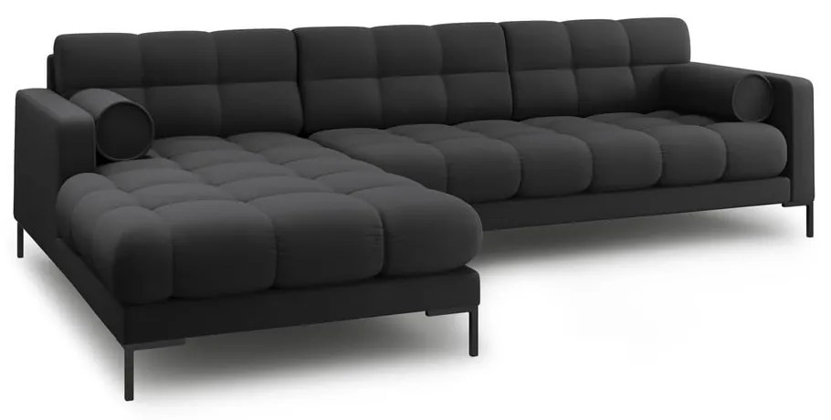 Sötétszürke sarokkanapé (bal oldali) Bali – Cosmopolitan Design