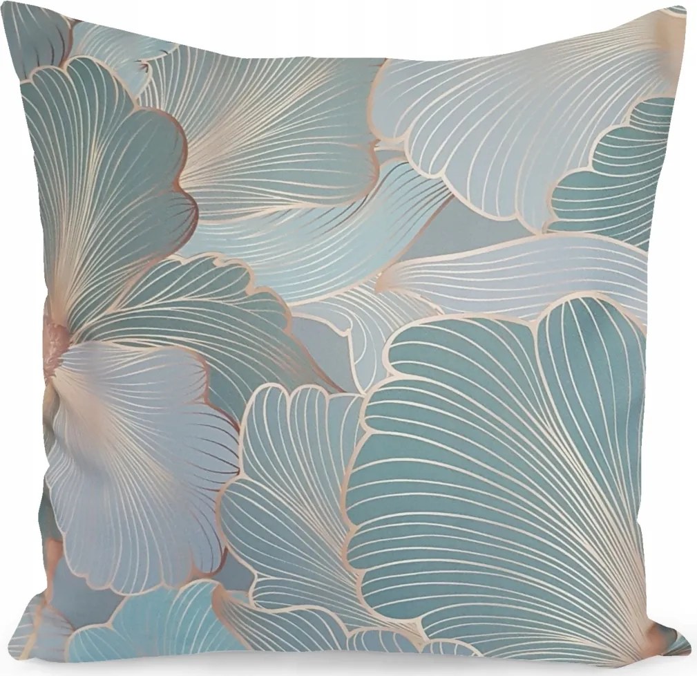 Dekorációs Párnahuzat 40x40 Virágok Puha Szép