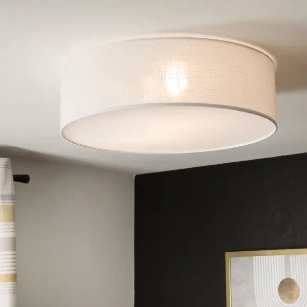 SIRJA mennyezeti lámpa 2xE27/60W/230V, átmérő 45 cm, fehér