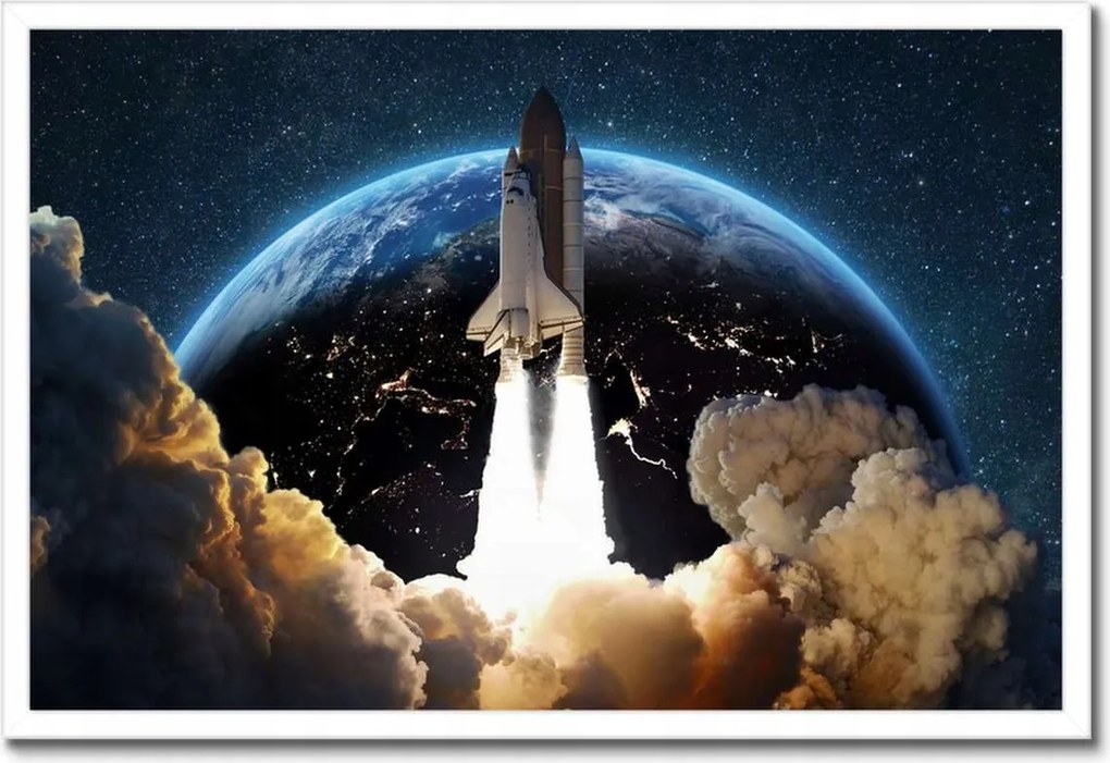 Poszterek keretben 60x40 Rakéta indítás az űrbe