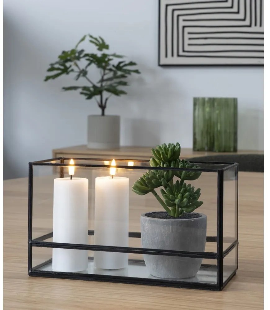 Üveg gyertyatartó Hurricane – House Nordic