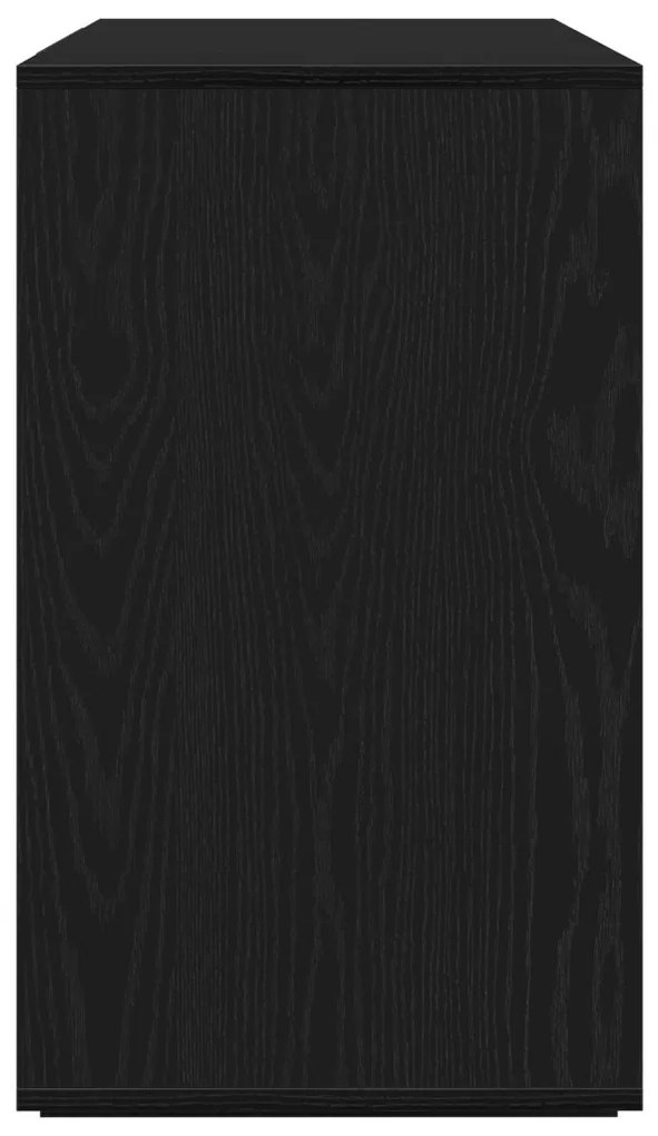 Fekete Tölgy Oldalszekrény Fekete tölgy Fa furnér 135 x 41 x 75 cm