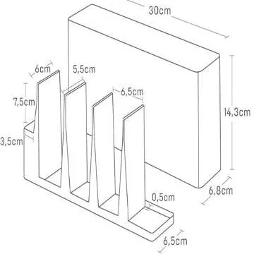 Fém konyhai eszköztartó állvány Tower – YAMAZAKI