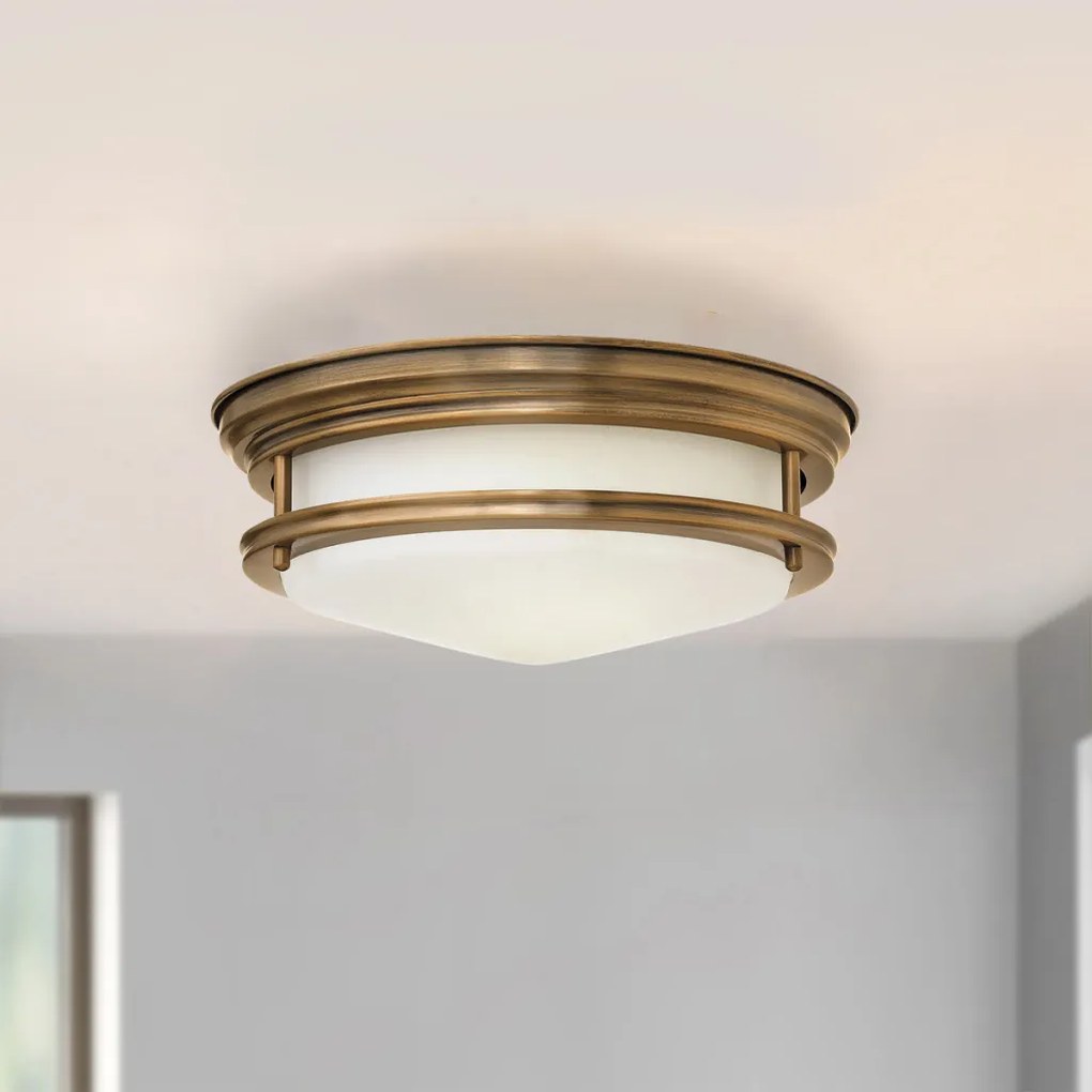 Quintiesse HADRIAN QN-HADRIAN-FS-BR-OPAL Süllyesztett mennyezeti lámpa 2x40W/E27 IP44
