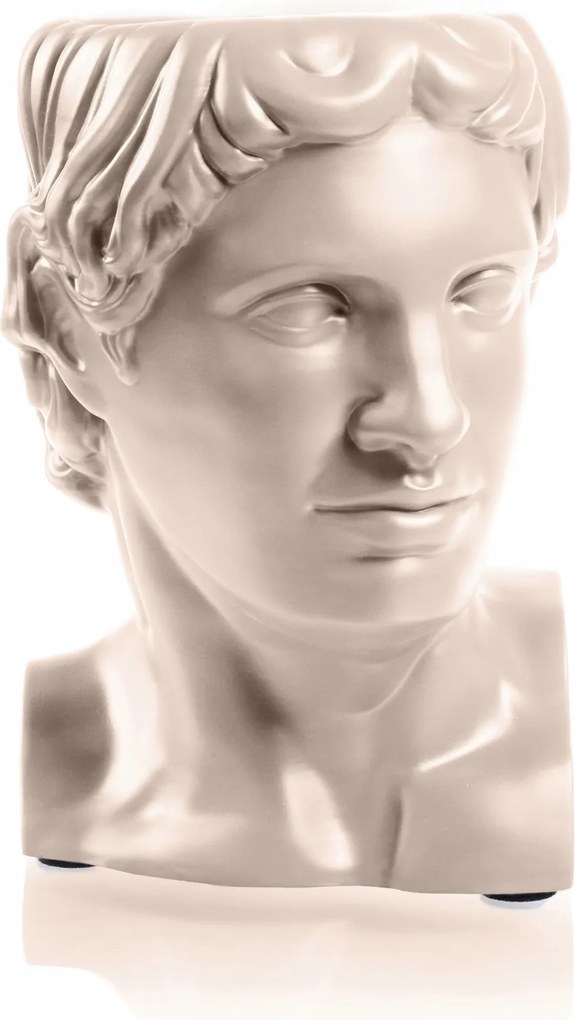 Virágtartó Hermes Light Beige Poli 10 cm Görög Isten