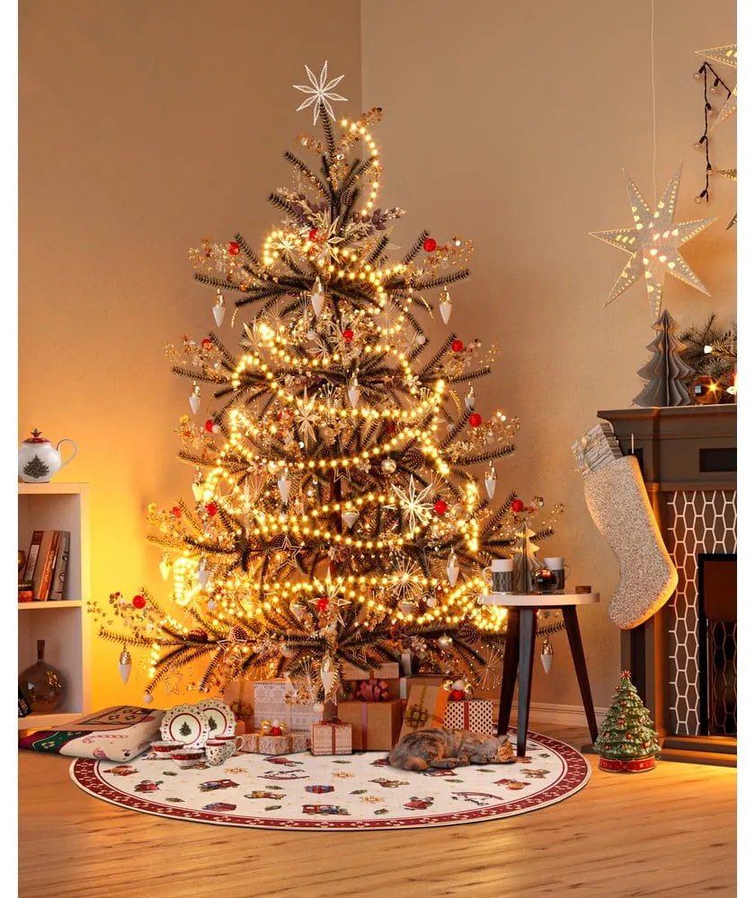 Piros kerek szőnyeg karácsonyi mintával ø 150 cm Red Christmas – Villeroy&amp;Boch