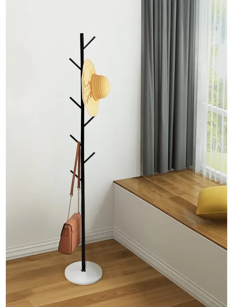 TUKAN akasztó, fekete