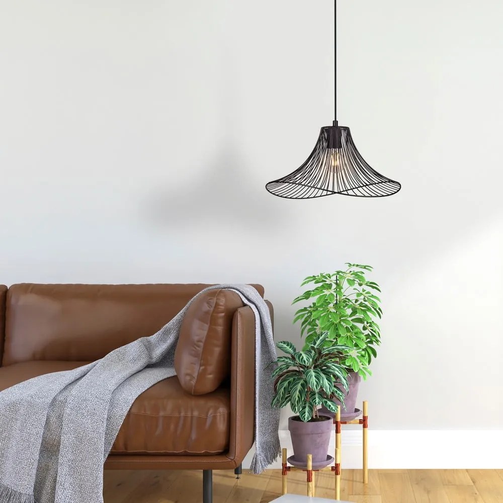Fekete függőlámpa ø 40 cm Wavy – Squid Lighting