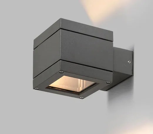 RENDL TELO fali lámpa antracit 230V LED G9 5W IP44