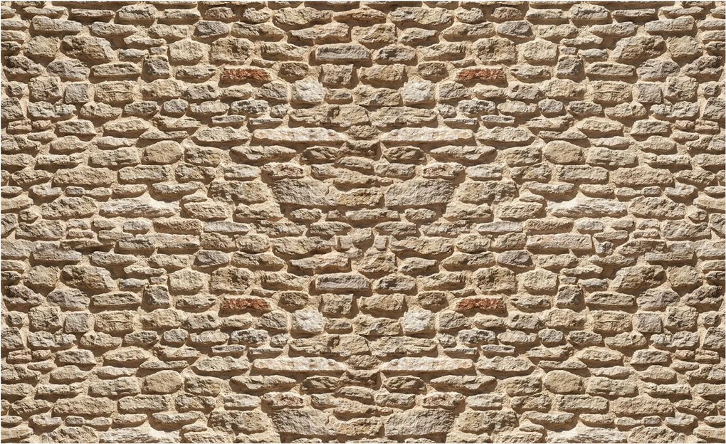 Fotótapéta Kő textúra bézs-szürke kő utánzat 208x146 +ragasztó