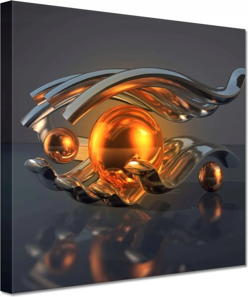 Festmények 20x20 Absztrakt Golyók a kézben