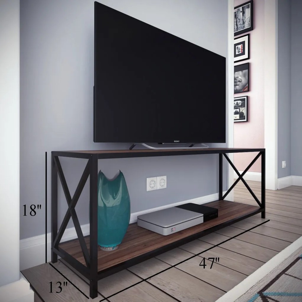 Xena - Black, Walnut